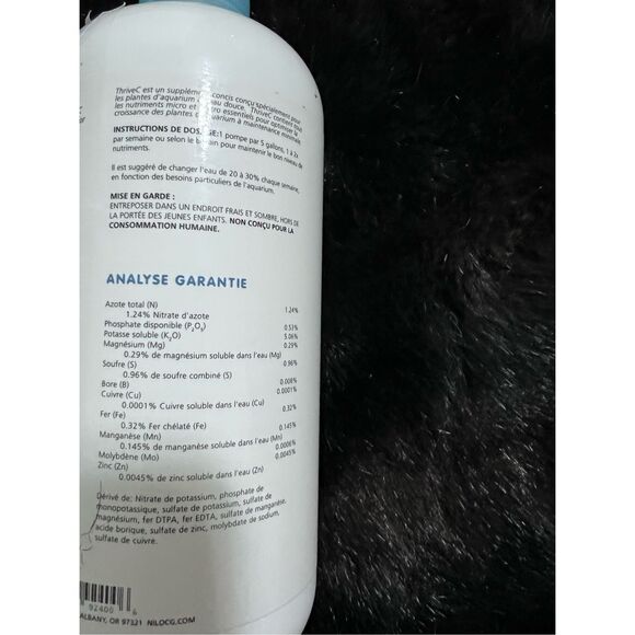 Thrive C Liquid Aquarium Plant Fertilizer – All in One Plant Food – 500ml - Picture 5 of 5